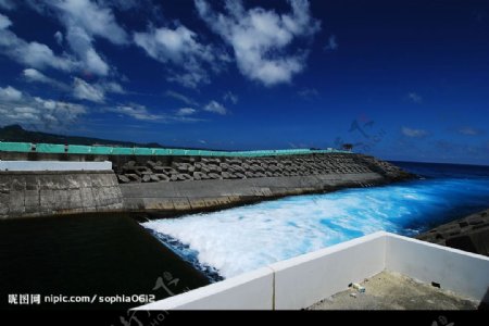 核能發電廠排水溝图片