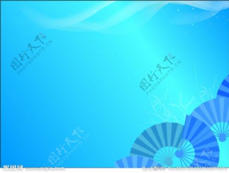 蓝色素材背景封面图片