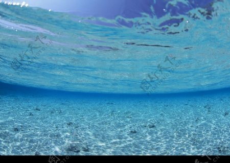 高精度海水图片素材蓝色的海水
