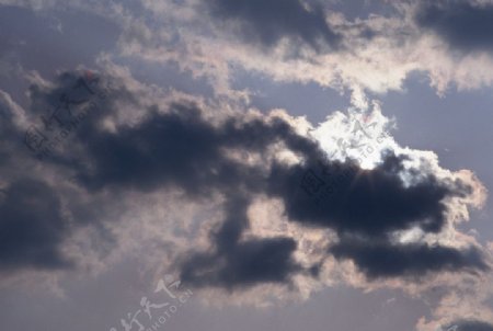 天空乌云背景图片