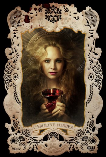 吸血鬼日记人物海报卡罗琳图片