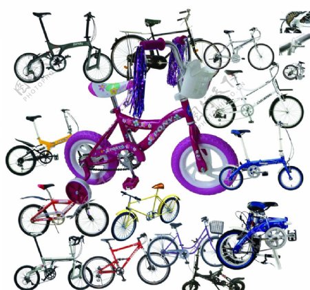 自行车PSD源文件分层图片