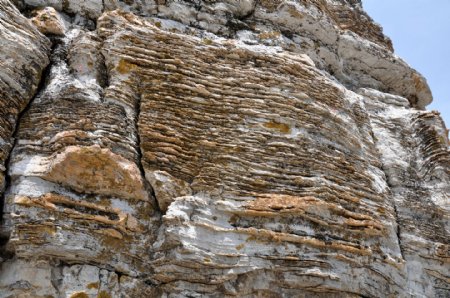 水平岩层图片