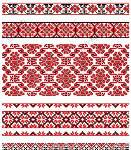 欧式刺绣地毯无缝花纹花边底纹图片