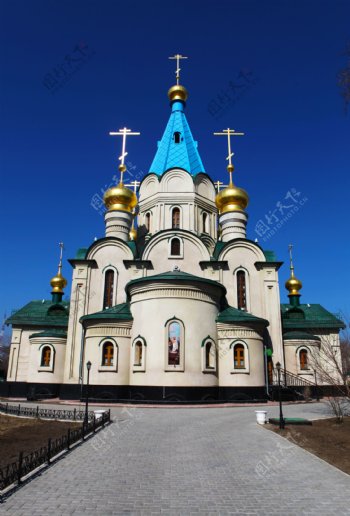 俄教堂图片