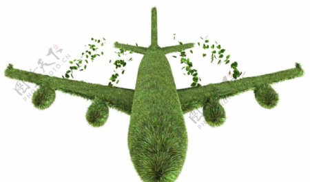 生态飞机环保高清图片