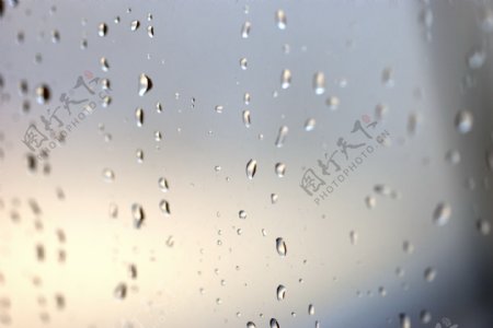 玻璃雨滴图片