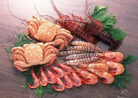 虾蟹海鲜图片