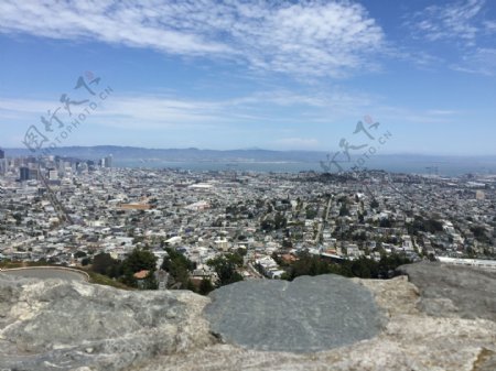 俯瞰旧金山图片