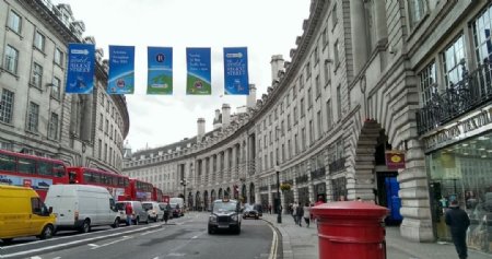 伦敦摄政街街景图片
