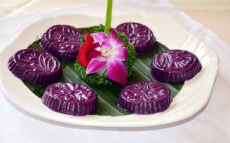 紫薯饼图片