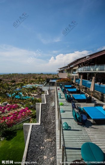 巴厘岛蓝天酒吧图片