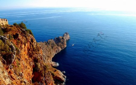 松娜峡湾海边风景图片