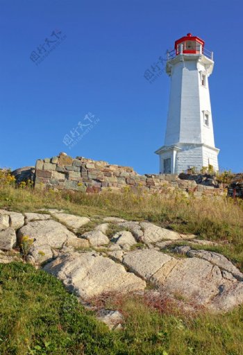 加拿大灯塔风景图片