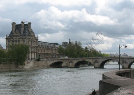 魅力城市系列巴黎塞纳河畔图片