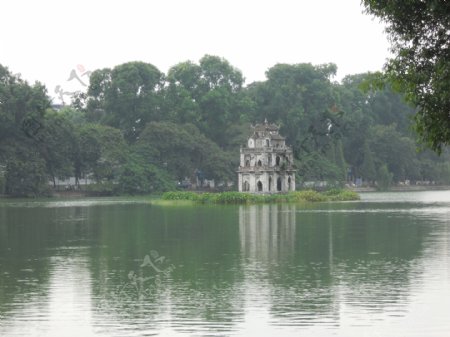 越南河内还剑湖图片