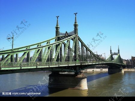 多瑙河的自由桥图片