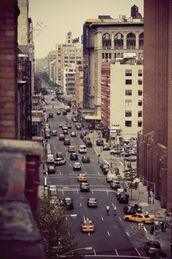 纽约曼哈顿街景图片