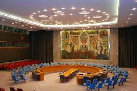 纽约联合国安理会会场图片