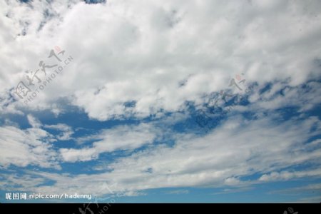 仙女山天空白云图片