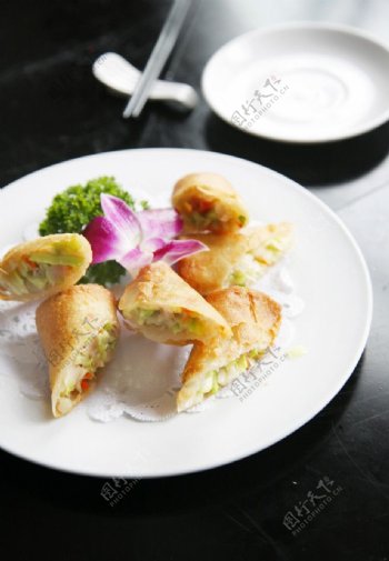 糕点黄金虾饺图片