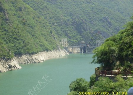 汉中石门水库风景图片