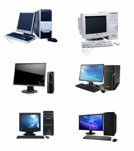 液晶电脑台式电脑图片