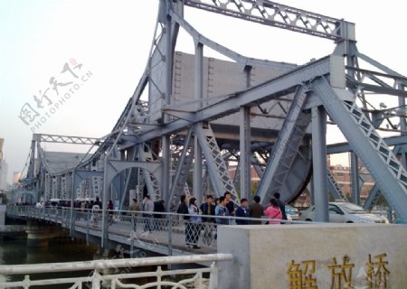 天津解放桥图片
