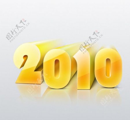 2010水晶立体字效果图片