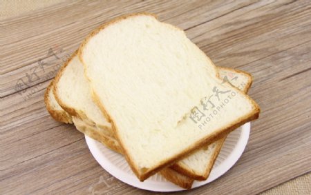 切片面包土司图片
