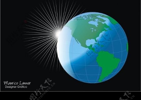 地球cdr矢量素图片