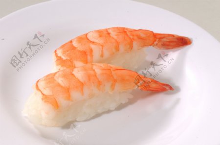 鲜虾片寿司图片