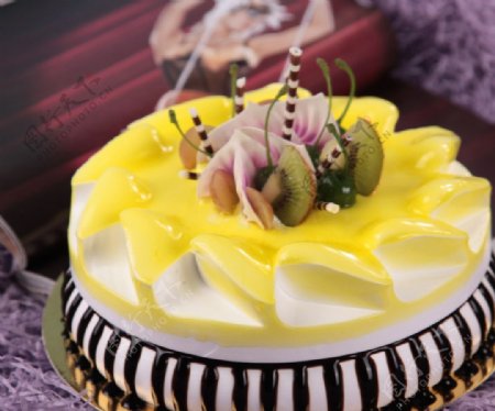 水果蛋糕欧式蛋糕王森陶艺蛋糕图片