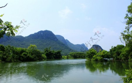 桃花江山水绿洲图片