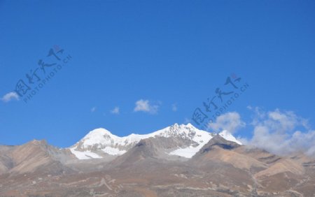 西藏贡嘎雪山图片