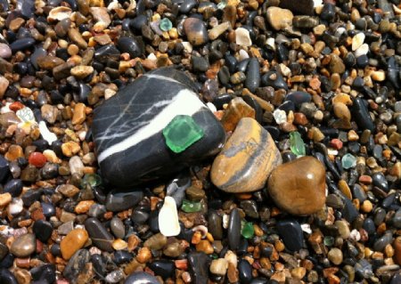 海边的石头图片