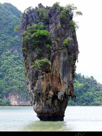 泰国詹姆斯庞德岛蘑菇岩图片