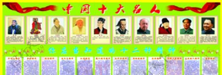 中国十大名人图片
