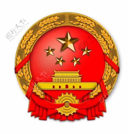 中国国徽矢量图图片