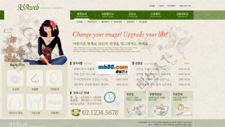韩国精美网站模版18图片