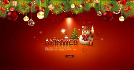 圣诞网站设计图片