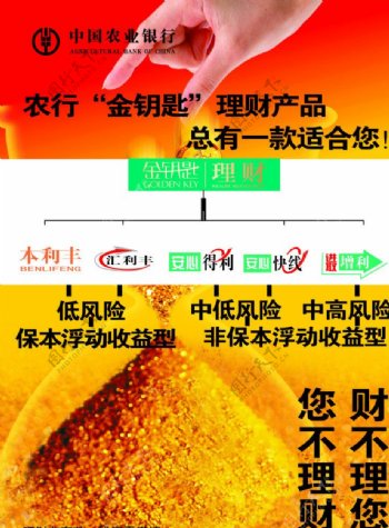 中国农业银行金钥匙图片