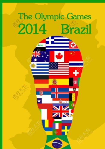 2014奥运会海报图片