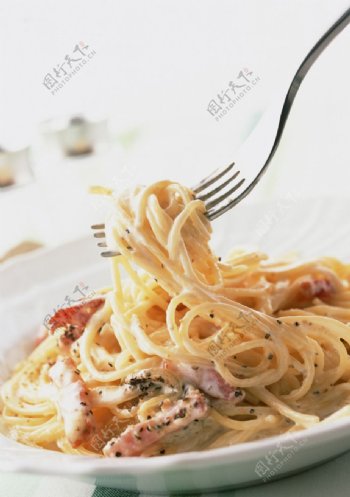 意大利面美食摄影