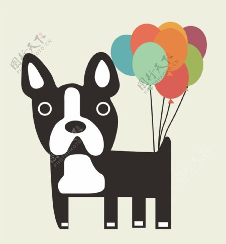 狗与气球