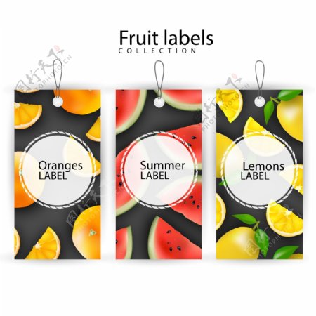 水果标签集合