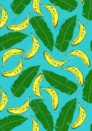 水果素材下载香蕉图案下载
