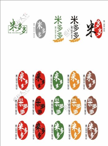 大米标志logo