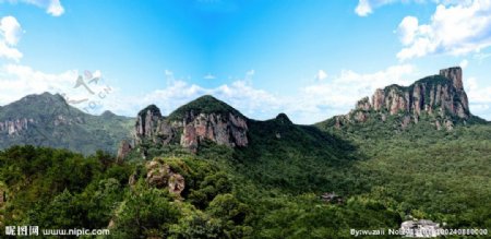 浦江仙华山全景