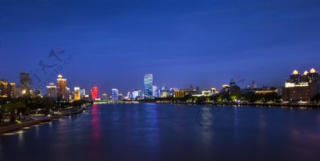 宁波繁华城市夜景